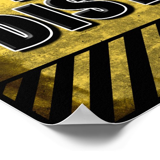 Poster Attention Les Jeux Ne Dérangent Pas (Coin)