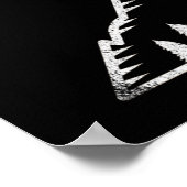 Poster Attention! Peut Commencer À Parler De Géocaching (Coin)