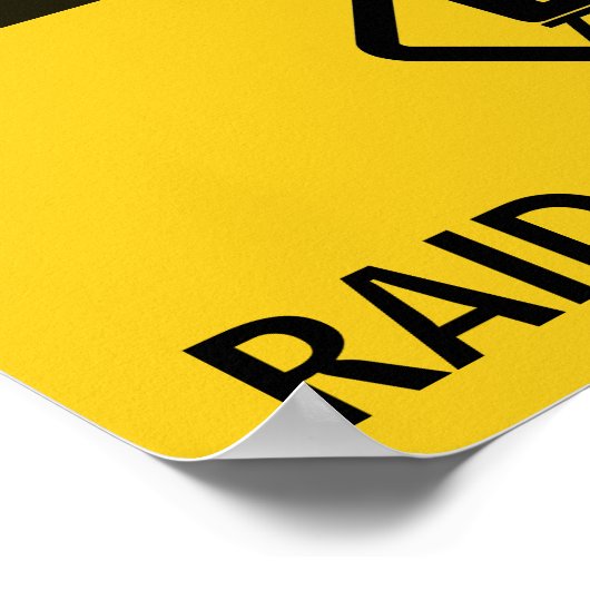 POSTER ATTENTION : RAID EN COURS (Coin)