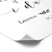 Poster Attention Si Je Fais Mariage Dessert Table (Coin)