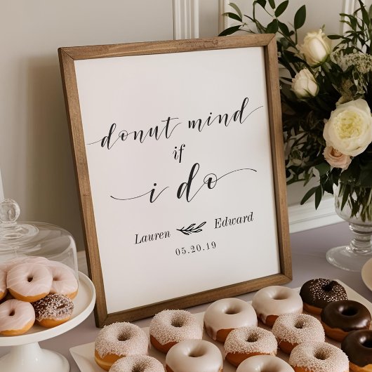 Poster Attention Si Je Fais Mariage Dessert Table