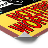 POSTER ATTENTION, SIGNE DU PROPRIÉTAIRE DE L'ARME (Coin)