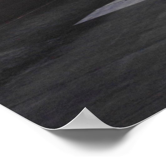 Poster Atterrissage à jet sur piste de neige (Coin)