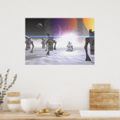 Poster Atterrissage alien (Cuisine)