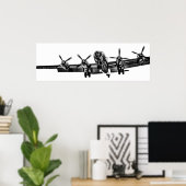 Poster Atterrissage B29 (Bureau à domicile)