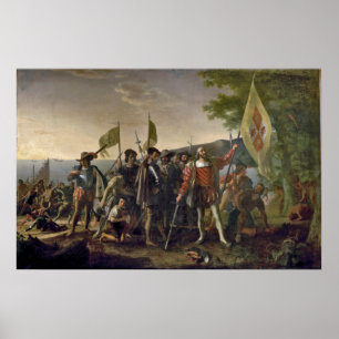 Poster Atterrissage de Columbus