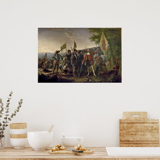 Poster Atterrissage de Columbus (Cuisine)