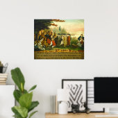 Poster Atterrissage de Columbus - Edward Hicks Fine Art P (Bureau à domicile)