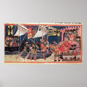 Poster Atterrissage de Jules César en Angleterre