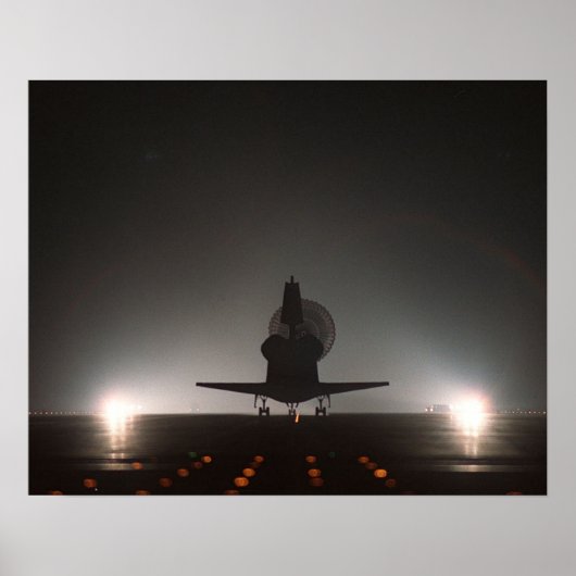 Poster Atterrissage de la navette spatiale Atlantis (STS- (Devant)