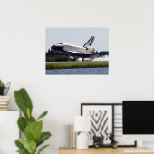 Poster Atterrissage de la navette spatiale Atlantis (STS- (Bureau à domicile)