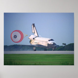 Poster Atterrissage de la navette spatiale Columbia (STS-