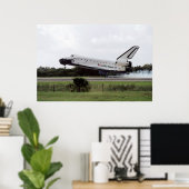 Poster Atterrissage de la navette spatiale Endeavour (STS (Bureau à domicile)