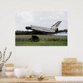 Poster Atterrissage de la navette spatiale Endeavour (STS (Cuisine)