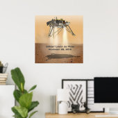 Poster Atterrissage d'InSight sur Mars (Bureau à domicile)