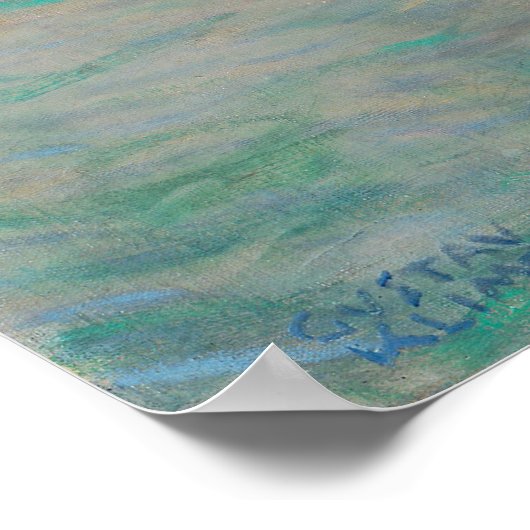 Poster Attersee - Gustav Klimt (Coin)