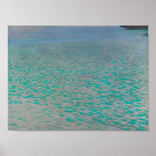 Poster Attersee - Gustav Klimt (Devant)