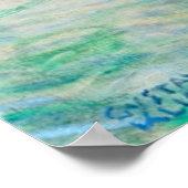 Poster Attersee Sérénité – Art Impressionniste Klimt (Coin)