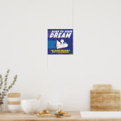 Poster "Attissez votre rêve, Pythagore" (Cuisine)