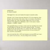 Poster Attitude (Devant)