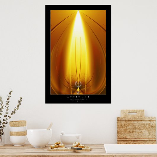 Poster Attitude (Cuisine)