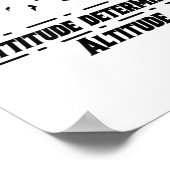 Poster Attitude Determines Altitude, Motivation And Sitiv (Coin)
