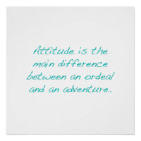 Attitude : différence entre épreuve et aventure