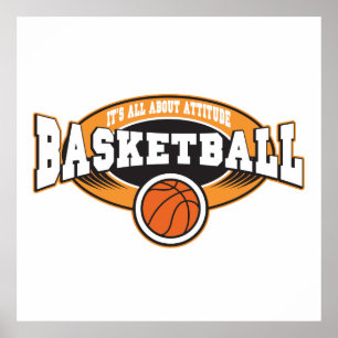 Poster Attitude du basket-ball