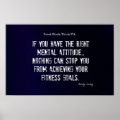 Poster Attitude et aptitude physique #4 ! (Devant)