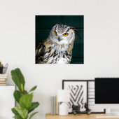 Poster 'Attitude' - Hibou (Bureau à domicile)