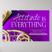 Poster Attitude is Everything - Music Citation (Devant)