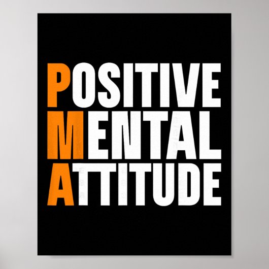 Poster Attitude Mentale Positive Pma _1 (Devant)