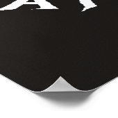 Poster Attitude métallique positive (Coin)