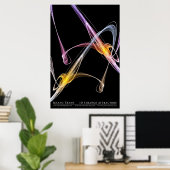 Poster Attracteurs 3D étranges (série 1 de 2) (Bureau à domicile)