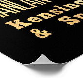 Poster Attractions et lieux célèbres de Toronto, Ontario (Coin)