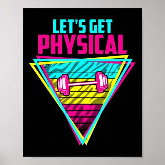 Poster Attractions physiques - Fitness Fitness 80's (Devant)