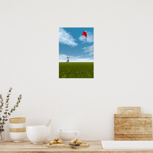 Poster Attrape le vent ! (Cuisine)