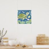Poster Attrape-moi si tu peux la tortue (Cuisine)
