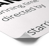 Poster attrape-moi si tu peux minimaliste (Coin)