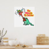 Poster attrape-mouches ultime drôle grenouille (Cuisine)