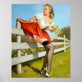 Poster Attrapé sur la pointe de clôture (Devant)