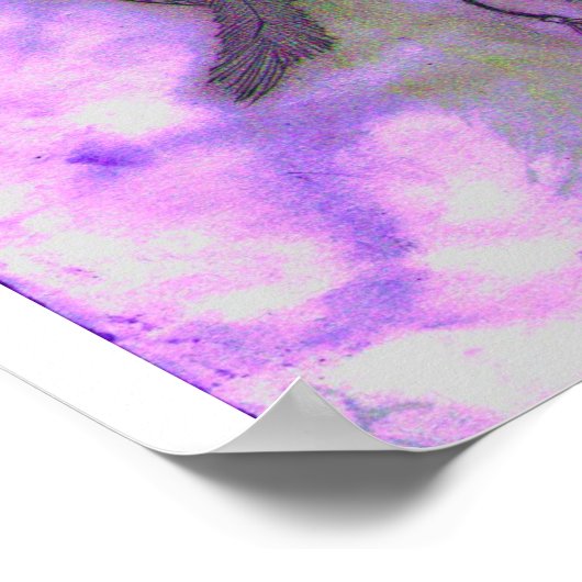 Poster attrapeur de rêve pourpre (Coin)