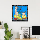 Poster Attrapez l'affiche de la classe de lecture Bug (Bureau à domicile)