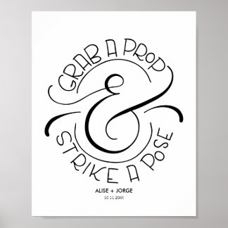 Poster Attrapez un accessoire et frappez une pose - Photo