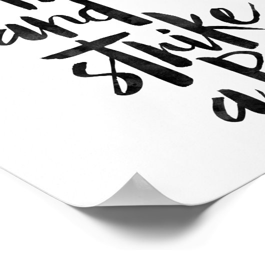 Poster Attrapez Une Prop Et Grattez Une Pose (Coin)