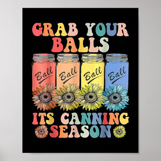 Poster Attrapez Vos Boules Sa Saison De Canning Hippie2 (Devant)