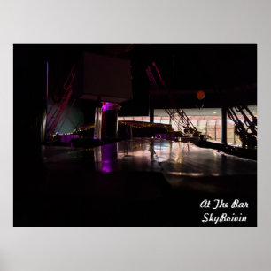 Poster au bar