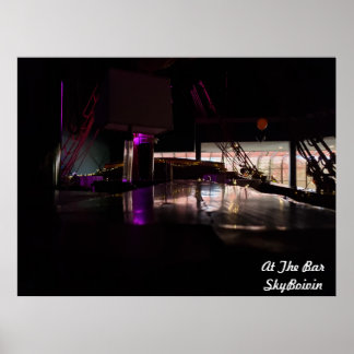 Poster au bar