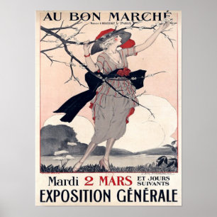 Poster Au Bon Marché