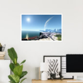 Poster Au bord de Fresia (Bureau à domicile)